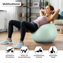 Lade das Bild in den Galerie-Viewer, EliteAthlete® Gymnastikball I Sitzball inkl. Luftpumpe