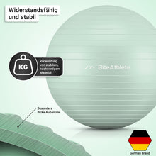 Lade das Bild in den Galerie-Viewer, EliteAthlete® Gymnastikball I Sitzball inkl. Luftpumpe