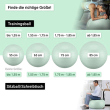Lade das Bild in den Galerie-Viewer, EliteAthlete® Gymnastikball I Sitzball inkl. Luftpumpe