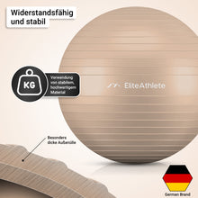 Lade das Bild in den Galerie-Viewer, EliteAthlete® Gymnastikball I Sitzball inkl. Luftpumpe