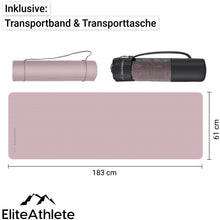 Lade das Bild in den Galerie-Viewer, EliteAthlete® Yogamatte I Fitnessmatte I Sportmatte I Yoga Matte