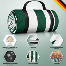 Lade das Bild in den Galerie-Viewer, HOEL® Picknickdecke wasserabweisend + isoliert - Picknick Decke XXL 200x200cm