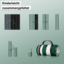 Lade das Bild in den Galerie-Viewer, HOEL® Picknickdecke wasserabweisend + isoliert - Picknick Decke XXL 200x200cm