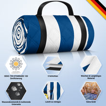 Lade das Bild in den Galerie-Viewer, HOEL® Picknickdecke wasserabweisend + isoliert - Picknick Decke XXL 200x200cm