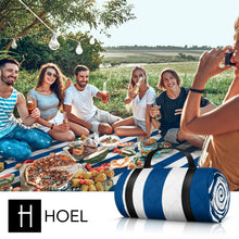 Lade das Bild in den Galerie-Viewer, HOEL® Picknickdecke wasserabweisend + isoliert - Picknick Decke XXL 200x200cm