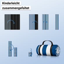 Lade das Bild in den Galerie-Viewer, HOEL® Picknickdecke wasserabweisend + isoliert - Picknick Decke XXL 200x200cm