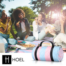 Lade das Bild in den Galerie-Viewer, HOEL® Picknickdecke wasserabweisend + isoliert - Picknick Decke XXL 200x200cm