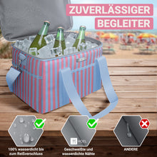 Lade das Bild in den Galerie-Viewer, HOEL Kühltasche groß 20L / 30L faltbar - Isolierte Thermotasche - Lunchtasche wasserdicht & auslaufsicher - Isoliertasche für Auto & Einkaufen - Picknicktasche Lunch Bag Lunchbag