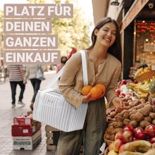 Lade das Bild in den Galerie-Viewer, HOEL Kühltasche groß 20L / 30L faltbar - Isolierte Thermotasche - Lunchtasche wasserdicht & auslaufsicher - Isoliertasche für Auto & Einkaufen - Picknicktasche Lunch Bag Lunchbag