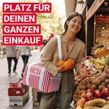 Lade das Bild in den Galerie-Viewer, HOEL Kühltasche groß 20L / 30L faltbar - Isolierte Thermotasche - Lunchtasche wasserdicht & auslaufsicher - Isoliertasche für Auto & Einkaufen - Picknicktasche Lunch Bag Lunchbag