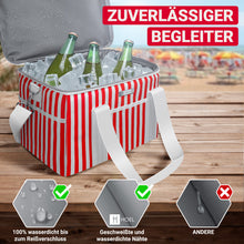 Lade das Bild in den Galerie-Viewer, HOEL Kühltasche groß 20L / 30L faltbar - Isolierte Thermotasche - Lunchtasche wasserdicht & auslaufsicher - Isoliertasche für Auto & Einkaufen - Picknicktasche Lunch Bag Lunchbag
