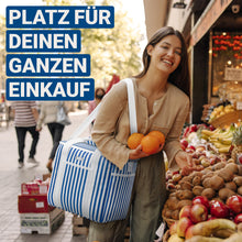 Lade das Bild in den Galerie-Viewer, HOEL Kühltasche groß 20L / 30L faltbar - Isolierte Thermotasche - Lunchtasche wasserdicht & auslaufsicher - Isoliertasche für Auto & Einkaufen - Picknicktasche Lunch Bag Lunchbag