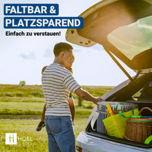 Lade das Bild in den Galerie-Viewer, HOEL Kühltasche groß 20L / 30L faltbar - Isolierte Thermotasche - Lunchtasche wasserdicht & auslaufsicher - Isoliertasche für Auto & Einkaufen - Picknicktasche Lunch Bag Lunchbag