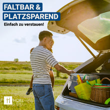 Lade das Bild in den Galerie-Viewer, HOEL Kühltasche groß 20L / 30L faltbar - Isolierte Thermotasche - Lunchtasche wasserdicht & auslaufsicher - Isoliertasche für Auto & Einkaufen - Picknicktasche Lunch Bag Lunchbag