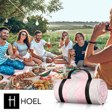 Lade das Bild in den Galerie-Viewer, HOEL® Picknickdecke wasserabweisend + isoliert - Picknick Decke XXL 200x200cm