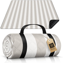 Lade das Bild in den Galerie-Viewer, HOEL® Picknickdecke wasserabweisend + isoliert - Picknick Decke XXL 200x200cm