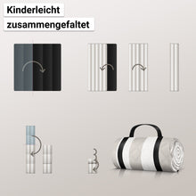 Lade das Bild in den Galerie-Viewer, HOEL® Picknickdecke wasserabweisend + isoliert - Picknick Decke XXL 200x200cm