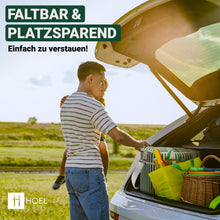 Lade das Bild in den Galerie-Viewer, HOEL Kühltasche groß 20L / 30L faltbar - Isolierte Thermotasche - Lunchtasche wasserdicht & auslaufsicher - Isoliertasche für Auto & Einkaufen - Picknicktasche Lunch Bag Lunchbag