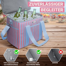 Lade das Bild in den Galerie-Viewer, HOEL Kühltasche groß 20L / 30L faltbar - Isolierte Thermotasche - Lunchtasche wasserdicht & auslaufsicher - Isoliertasche für Auto & Einkaufen - Picknicktasche Lunch Bag Lunchbag