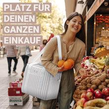 Lade das Bild in den Galerie-Viewer, HOEL Kühltasche groß 20L / 30L faltbar - Isolierte Thermotasche - Lunchtasche wasserdicht & auslaufsicher - Isoliertasche für Auto & Einkaufen - Picknicktasche Lunch Bag Lunchbag