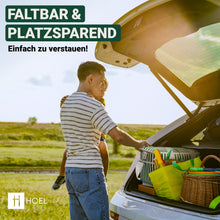 Lade das Bild in den Galerie-Viewer, HOEL Kühltasche groß 20L / 30L faltbar - Isolierte Thermotasche - Lunchtasche wasserdicht & auslaufsicher - Isoliertasche für Auto & Einkaufen - Picknicktasche Lunch Bag Lunchbag