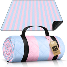 Lade das Bild in den Galerie-Viewer, HOEL® Picknickdecke wasserabweisend + isoliert - Picknick Decke XXL 200x200cm