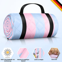 Lade das Bild in den Galerie-Viewer, HOEL® Picknickdecke wasserabweisend + isoliert - Picknick Decke XXL 200x200cm