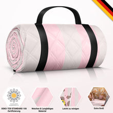 Lade das Bild in den Galerie-Viewer, HOEL® Picknickdecke wasserabweisend + isoliert - Picknick Decke XXL 200x200cm