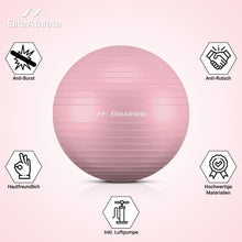 Lade das Bild in den Galerie-Viewer, EliteAthlete® Gymnastikball I Sitzball inkl. Luftpumpe