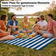 Lade das Bild in den Galerie-Viewer, HOEL® Picknickdecke wasserabweisend + isoliert - Picknick Decke XXL 200x200cm
