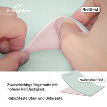 Lade das Bild in den Galerie-Viewer, EliteAthlete® Yogamatte I Fitnessmatte I Sportmatte I Yoga Matte