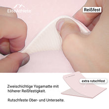Lade das Bild in den Galerie-Viewer, EliteAthlete® Yogamatte I Fitnessmatte I Sportmatte I Yoga Matte