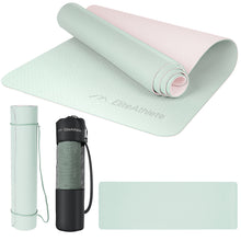 Lade das Bild in den Galerie-Viewer, Yogamatte Yoga matte jogamatte fitnessmatte rutschfest schadstofffrei umweltfreundlich sportmatte gymnastikmatte elite athlete