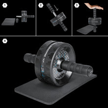 Lade das Bild in den Galerie-Viewer, EliteAthlete® Bauchtrainer I Bauchmuskeltrainer I Bauchroller inkl. gepolsterter Kniematte