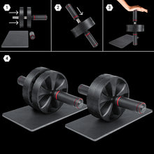 Lade das Bild in den Galerie-Viewer, EliteAthlete® Bauchtrainer I Bauchmuskeltrainer I Bauchroller inkl. gepolsterter Kniematte