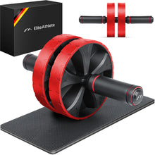 Lade das Bild in den Galerie-Viewer, EliteAthlete® Bauchtrainer I Bauchmuskeltrainer I Bauchroller inkl. gepolsterter Kniematte