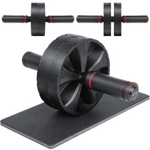 Lade das Bild in den Galerie-Viewer, EliteAthlete® Bauchtrainer I Bauchmuskeltrainer I Bauchroller inkl. gepolsterter Kniematte