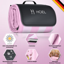 Lade das Bild in den Galerie-Viewer, HOEL® Picknickdecke wasserabweisend + isoliert - Picknick Decke XXL 200x200cm