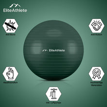 Lade das Bild in den Galerie-Viewer, EliteAthlete® Gymnastikball I Sitzball inkl. Luftpumpe