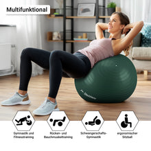 Lade das Bild in den Galerie-Viewer, EliteAthlete® Gymnastikball I Sitzball inkl. Luftpumpe