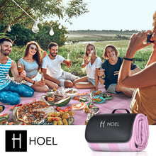 Lade das Bild in den Galerie-Viewer, HOEL® Picknickdecke wasserabweisend + isoliert - Picknick Decke XXL 200x200cm