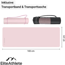 Lade das Bild in den Galerie-Viewer, EliteAthlete® Yogamatte I Fitnessmatte I Sportmatte I Yoga Matte