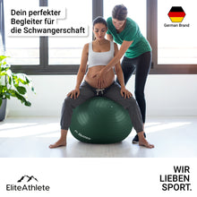 Lade das Bild in den Galerie-Viewer, EliteAthlete® Gymnastikball I Sitzball inkl. Luftpumpe