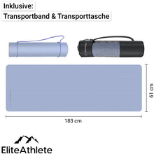 Lade das Bild in den Galerie-Viewer, EliteAthlete® Yogamatte I Fitnessmatte I Sportmatte I Yoga Matte
