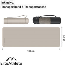 Lade das Bild in den Galerie-Viewer, EliteAthlete® Yogamatte I Fitnessmatte I Sportmatte I Yoga Matte