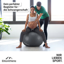 Lade das Bild in den Galerie-Viewer, EliteAthlete® Gymnastikball I Sitzball inkl. Luftpumpe