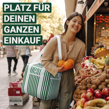 Lade das Bild in den Galerie-Viewer, HOEL Kühltasche für Essen &amp; Getränke - Isolierte Thermotasche - Lunchtasche wasserdicht &amp; auslaufsicher - Isoliertasche für Auto &amp; Einkaufen - Picknicktasche Lunch Bag Lunchbag
