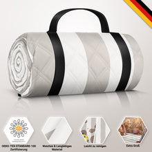 Lade das Bild in den Galerie-Viewer, HOEL® Picknickdecke wasserabweisend + isoliert - Picknick Decke XXL 200x200cm
