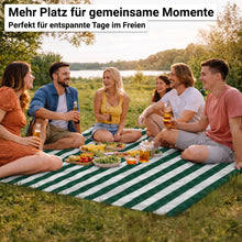 Lade das Bild in den Galerie-Viewer, HOEL® Picknickdecke wasserabweisend + isoliert - Picknick Decke XXL 200x200cm
