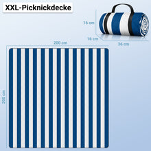 Lade das Bild in den Galerie-Viewer, HOEL® Picknickdecke wasserabweisend + isoliert - Picknick Decke XXL 200x200cm
